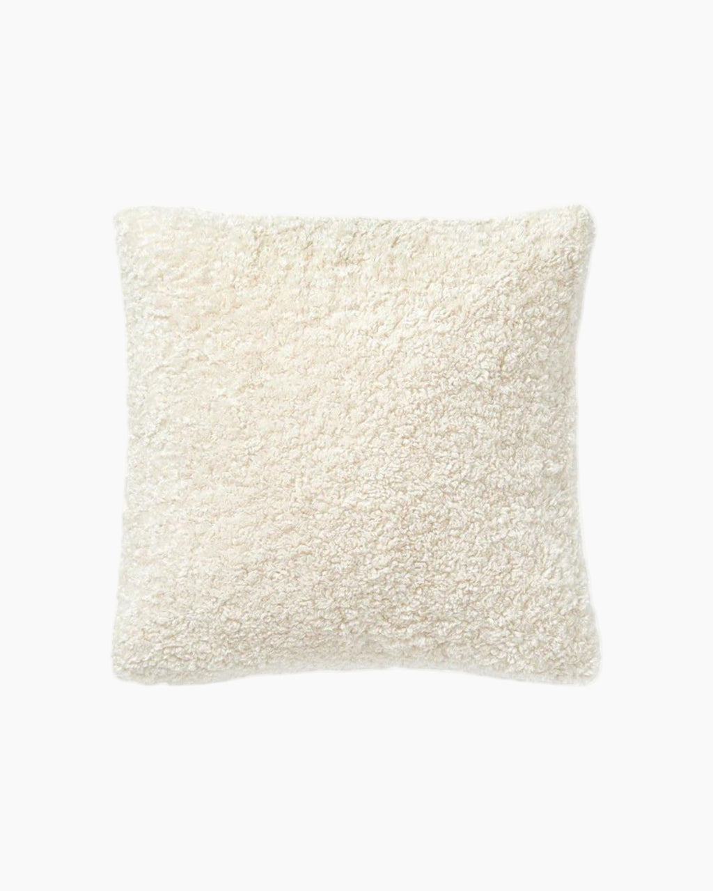 Teddy Kussenhoes 45x45 cm – Zacht en Pluizig – Beige, Taupe, Bordeaux-Cushion Cover-Beige-DeWoonVallei