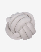 Velvet Knoopkussen – 20/30 cm – Mintgroen, Lichtgrijs, Zwart-Cushion-Lichtgrijs-20 x 20 cm-DeWoonVallei